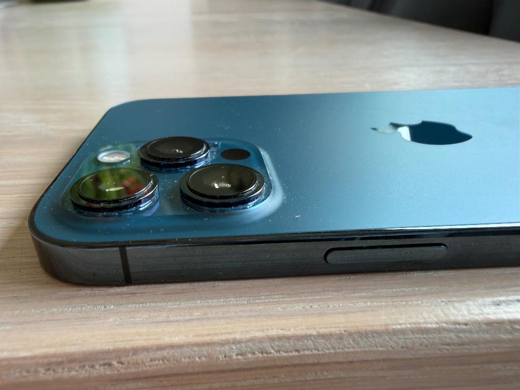 IPHONE 12 PRO MAX BLAUW 256 GB 100 % BATTERIJ, Telecommunicatie, Mobiele telefoons | Apple iPhone, Blauw, IPhone 12 Pro Max, Zo goed als nieuw