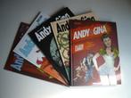 Bd ANDY & GINA tomes 1 à 5 (EO ttbe +1 ex-libris) de RELOM, Gelezen, Complete serie of reeks, RELOM, Ophalen of Verzenden