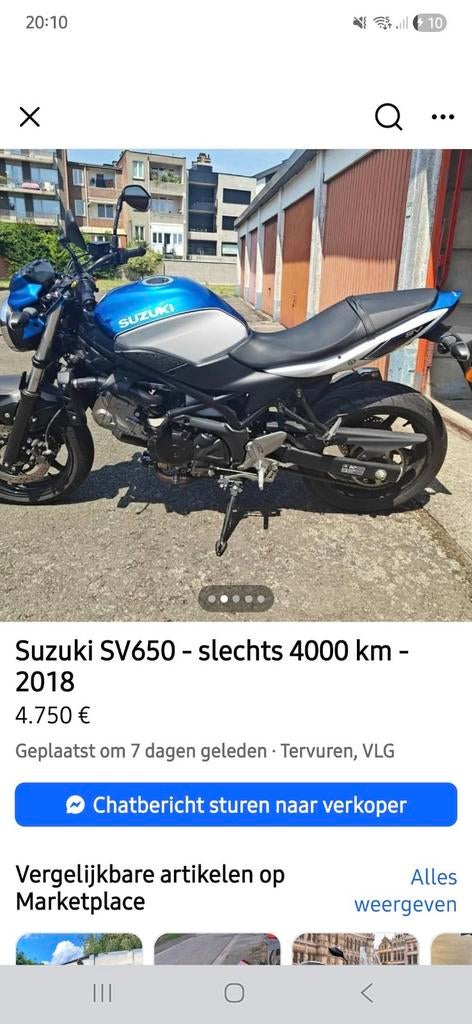 Suzuki sv650 2018