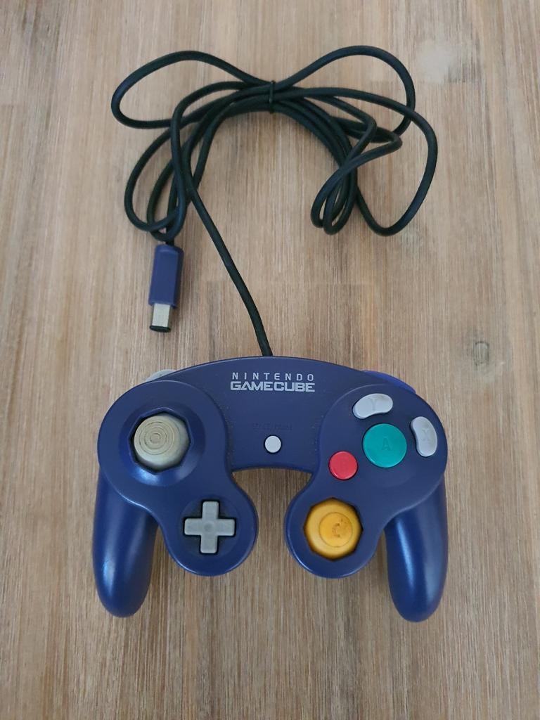 Nintendo gamecube purple clear indigo controller, Ophalen
