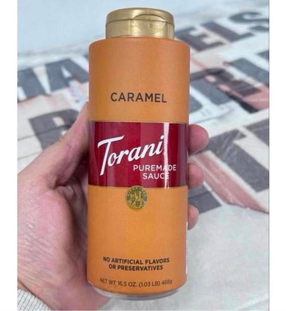 Torani Caramel Saus - karamelsaus caramelsaus 470G nieuw, Diversen, Ophalen of Verzenden