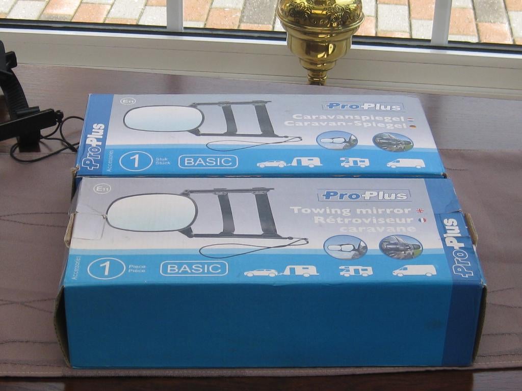 2 rétroviseurs pour caravanes, Caravanes & Camping, Caravanes Accessoires, Enlèvement, Comme neuf