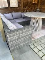Loungeset, Tuin en Terras, Ophalen, Gebruikt, Rotan, Hocker