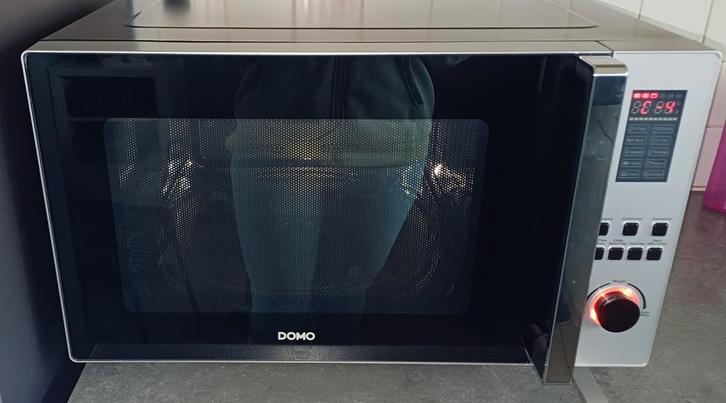 Domo Full Combi Microgolf - Nieuwstaat, Electroménager, Micro-ondes, Comme neuf, Autoportant, Gril, Air chaud, Four, Plaque tournante