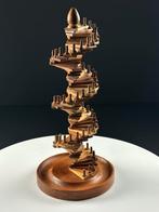 Sculpture en bois vintage en ADN/spirale, Enlèvement