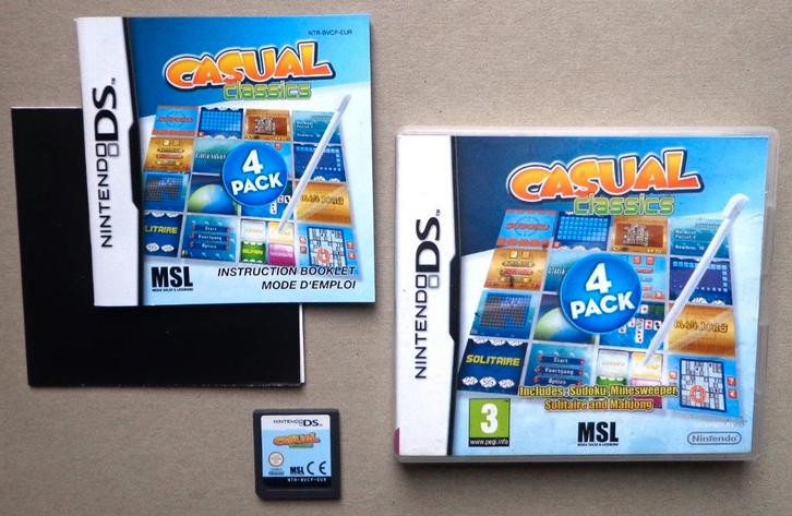 Casual Classics voor de Nintendo DS Compleet, Consoles de jeu & Jeux vidéo, Jeux | Nintendo DS, Comme neuf, Enlèvement ou Envoi