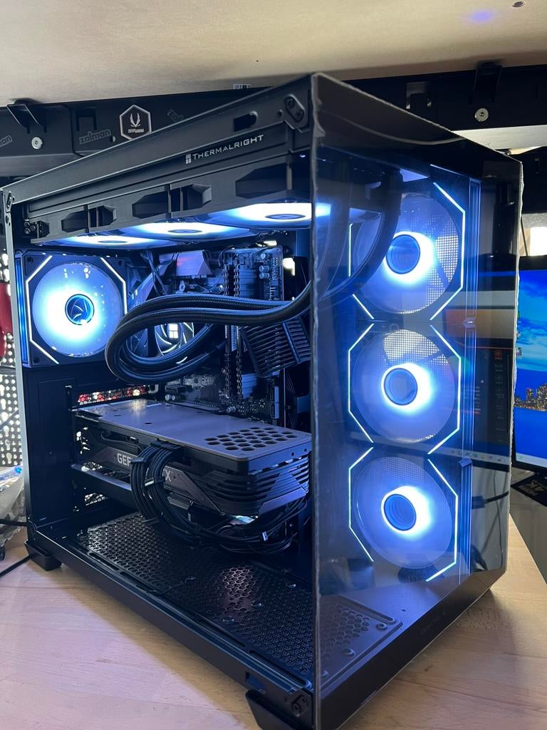 PC de jeu noir personnalisé RTX 3080, Informatique & Logiciels, Ordinateurs de bureau, Comme neuf, Gaming, Enlèvement