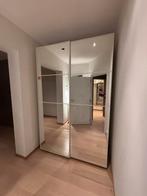 2 kleerkasten wit, spiegelfronten IKEA - 2 kleerkasten, Comme neuf, 100 à 150 cm, Enlèvement, 200 cm ou plus