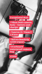 Nikon D610 Body + Tamron 24-70mm f2.8 Lens + essentials, Audio, Tv en Foto, Fotocamera's Analoog, Ophalen, Zo goed als nieuw, Spiegelreflex