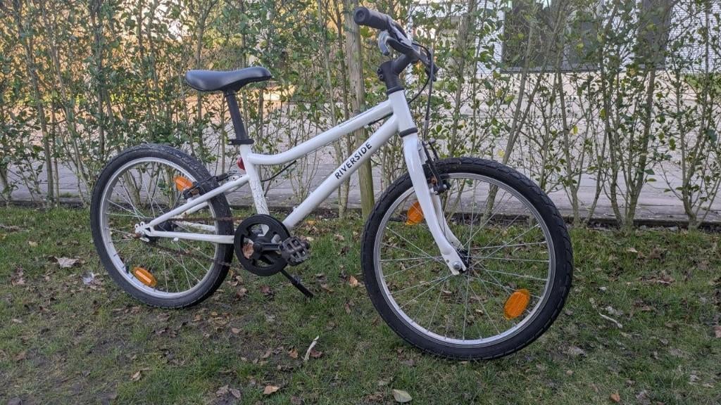 Kinderfiets Decathlon Riverside  – kleine afstelling nodig, Ophalen, Gebruikt, 16 tot 20 inch, Riverside