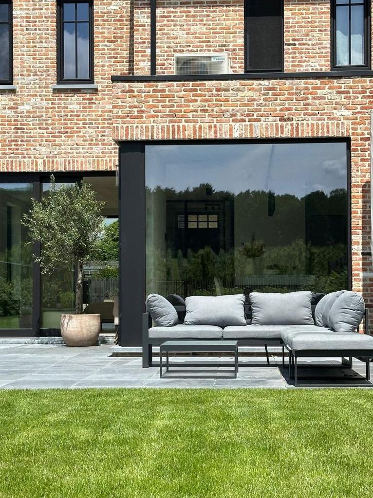 Vinci Loungeset, Tuin en Terras, Tuinsets en Loungesets, Zo goed als nieuw, Loungeset, Aluminium, 6 zitplaatsen, Bank, Ophalen