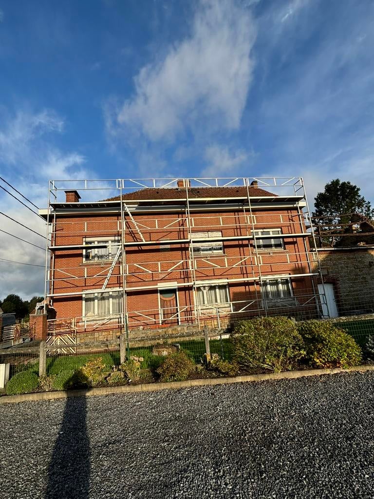 Location d’échafaudage, Bricolage & Construction, Échafaudages, Comme neuf, Enlèvement ou Envoi