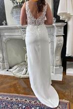 Trouwjurk wit maat medium/38, Enlèvement, Porté, Blanc, Robe de mariée