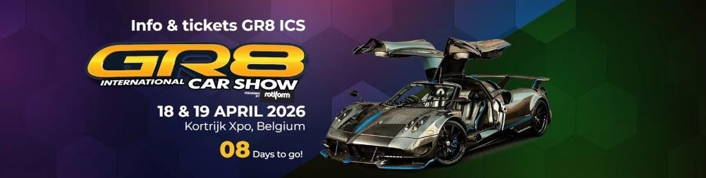 2 E-tickets GR8 International Car Show 18-19/04 - 15 EUR, Tickets en Kaartjes