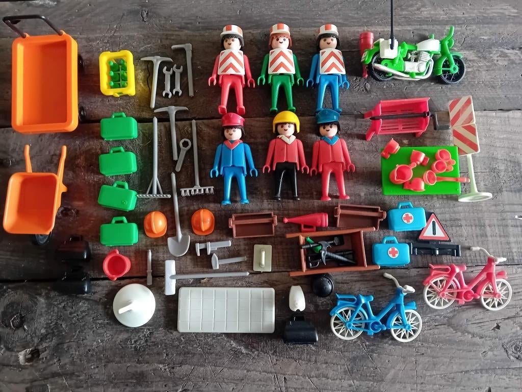 Playmobil vintage, Enlèvement ou Envoi, Utilisé, Playmobil en vrac