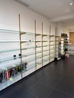 Glazen winkelplanken met gouden staanders, Enlèvement ou Envoi