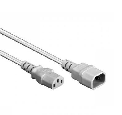 C13 Verlengkabel Computer Voedingskabel Kabel 125cm/150cm, Informatique & Logiciels, Pc & Câble réseau, Utilisé, Enlèvement ou Envoi