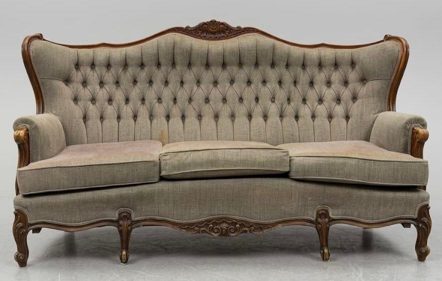 Klassieke barok bank, Ophalen