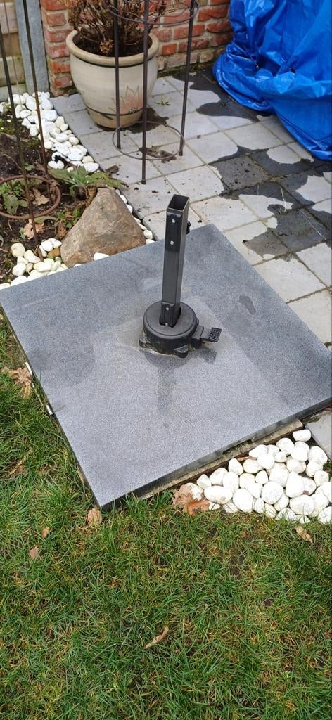 Parasolvoet graniet, Tuin en Terras, Parasols, Ophalen, Parasolvoet