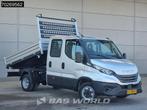 Iveco Daily 35C21 3 zijdige Kipper Dubbel Cabine 210PK 3.0L, Auto's, Stof, Euro 6, Iveco, 7 zetels