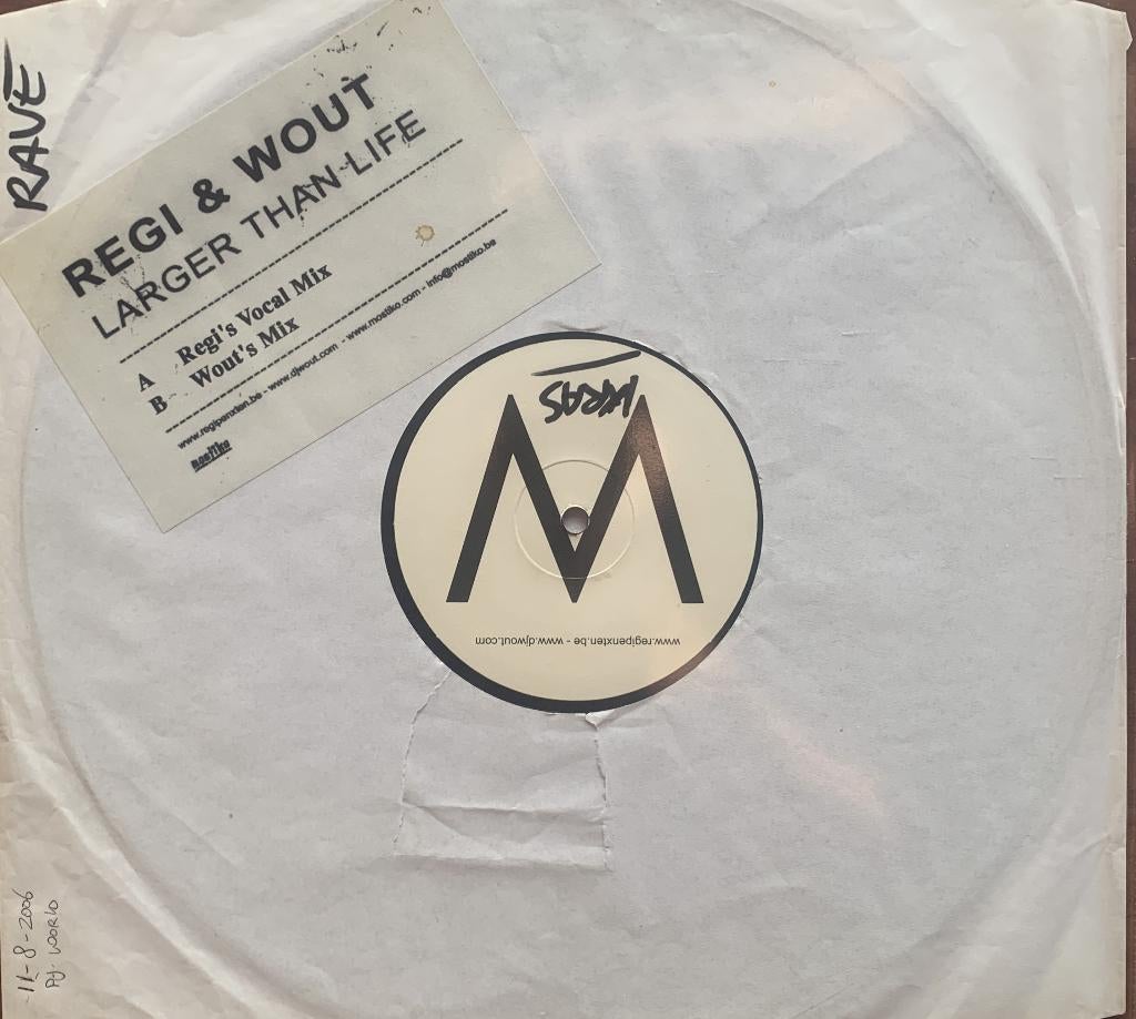 Regi & Wout* – Larger Than Life, Ophalen of Verzenden