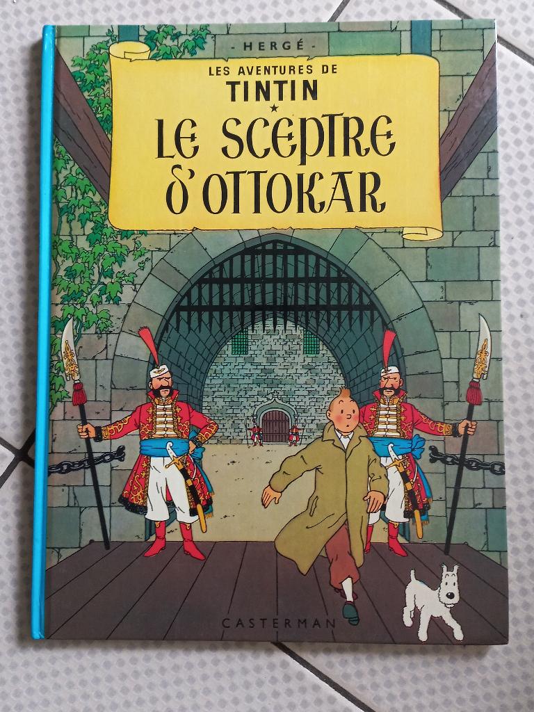 Hergé : Tintin – Le sceptre d'Ottokar, Enlèvement ou Envoi, Une BD, Comme neuf, Hergé