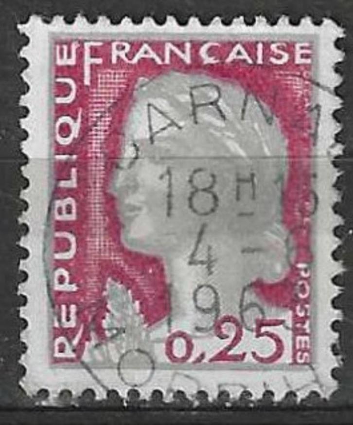 Frankrijk 1960 - Yvert 1263 - Marianne de Decaris (ST), Postzegels en Munten, Postzegels | Europa | Frankrijk, Gestempeld, Verzenden