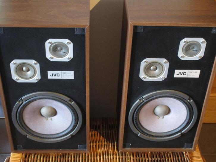 enceintes JVC SK-41 JAPAN, TV, Hi-fi & Vidéo, Enceintes, JVC, Enlèvement ou Envoi