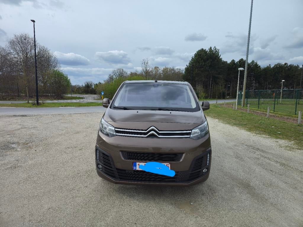 Citroen spacetourer 2.0, 180 pk business, Auto's, Monovolume, Bruin, Leder, Diesel