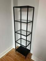 Etagère noire/verre VITTSJÖ Ikea, Enlèvement, Comme neuf