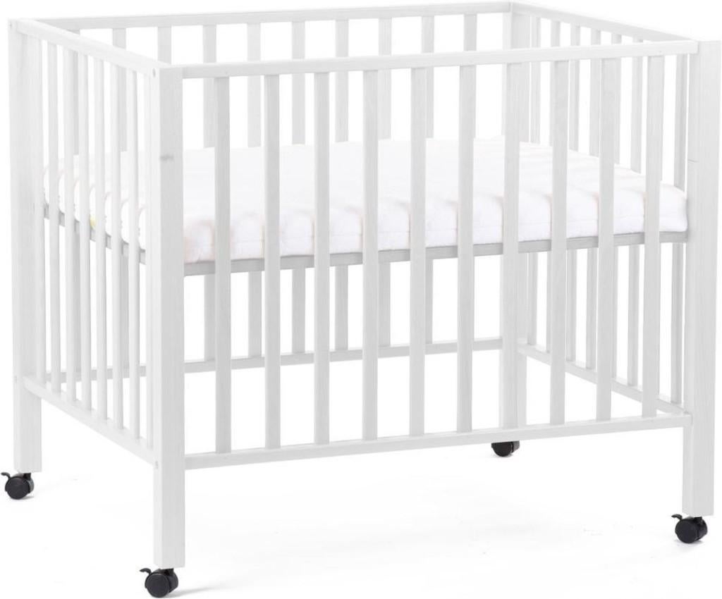 Kinderbox, Kinderen en Baby's, Babyparken, Zo goed als nieuw, In hoogte verstelbaar, Boxkleed, Wieltjes, Ophalen