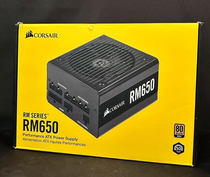 Corsair RM650, Informatique & Logiciels, Alimentations internes, Comme neuf, Enlèvement ou Envoi