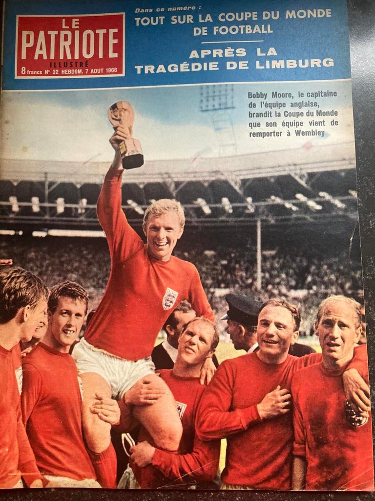 Football Coupe du Monde 1966 Le Patriote Illustré 7/8/1966, Collections, Enlèvement ou Envoi