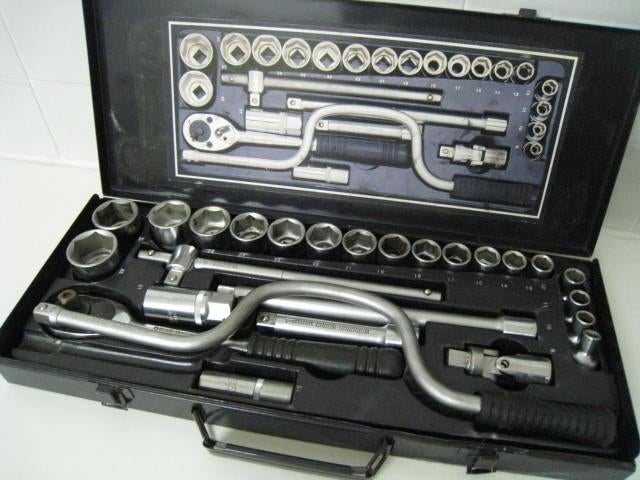 26 delige set dopsleutels Proficraft, Chrom-Vanadium, Ophalen