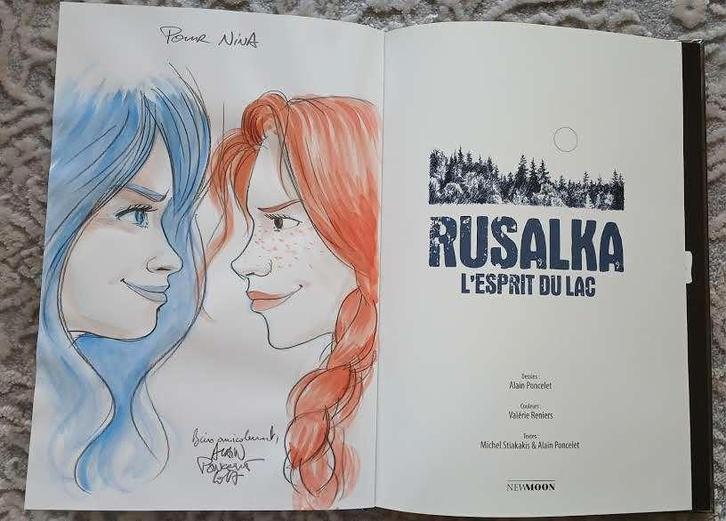BD Rusalka - L'esprit du lac Poncelet EO Neuf Dédicace, Livres, BD, Neuf, Une BD, Enlèvement ou Envoi