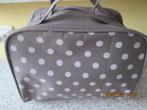 Trousse de toilette grise à pois blancs, Ophalen, Nieuw, Beige, Heer of Dame