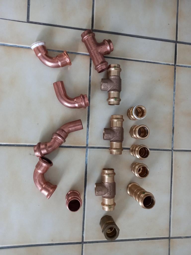 Accessoires cuivre 22, Bricolage & Construction, Enlèvement