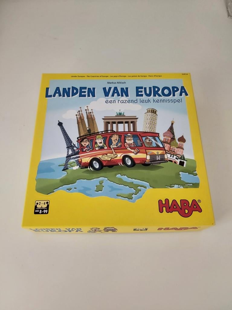 Jeu : Pays d'Europe, Trois ou quatre joueurs, Enlèvement, Neuf, Haba