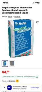 Egaline sol renovation fibre 25kg  8sac pour 25 mètres carré, Ophalen, Overige materialen, Nieuw, Minder dan 20 cm