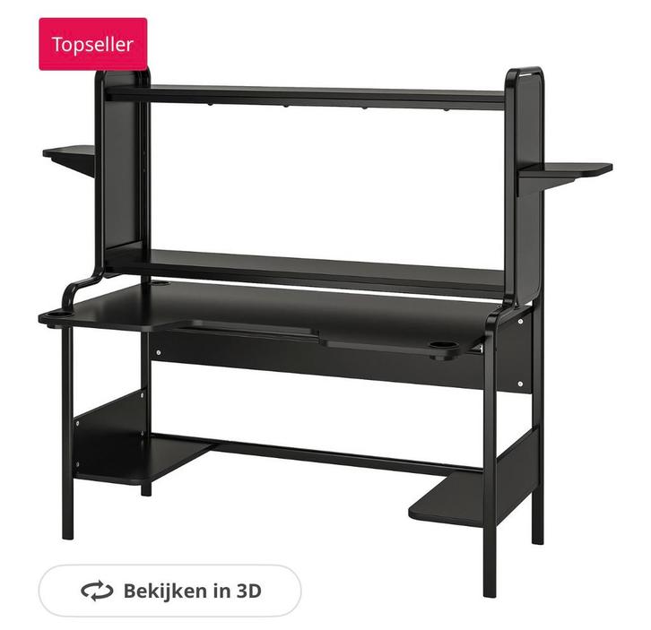 Gamingbureau Ikea, Huis en Inrichting, Bureaus, Zo goed als nieuw, Bureau, Ophalen