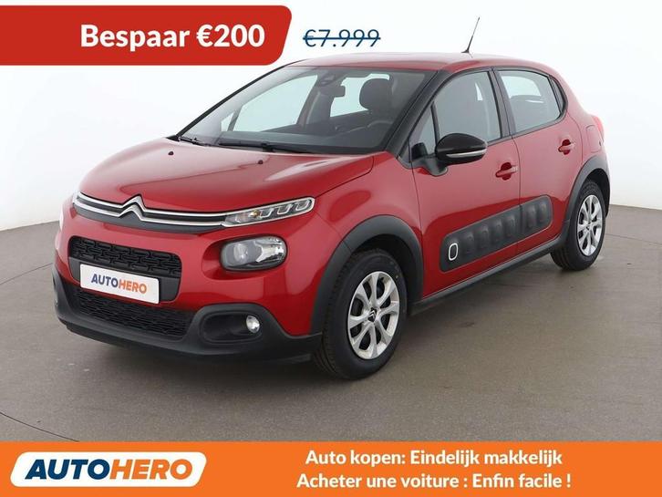 Citroën C3 1.2 PureTech Feel (année de construction 2018), Autos, Citroën, Achat, C3, ABS, Airbags, Air conditionné, Bluetooth
