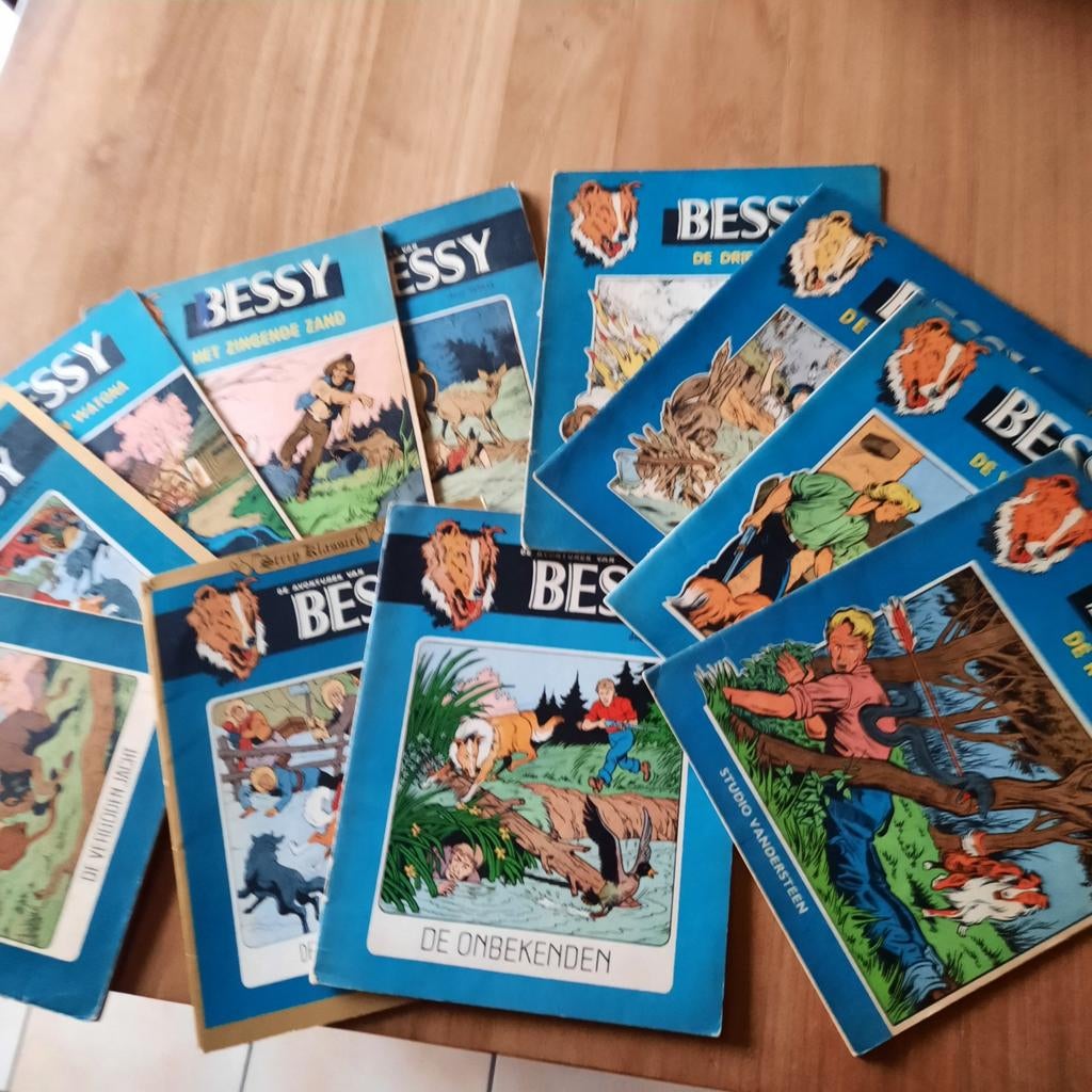 Strips Bessy, Boeken, Ophalen
