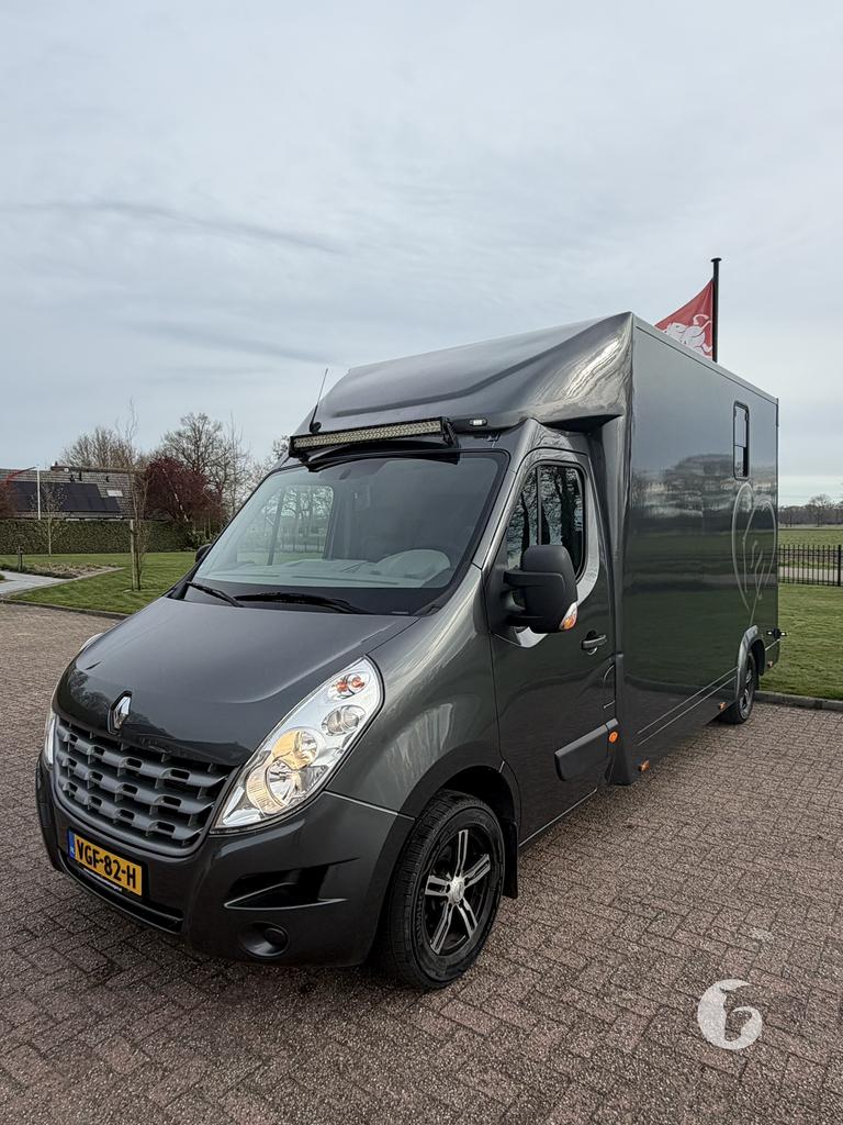 Prachtige Renault paardencamionette, opbouw uit 2020!, Dieren en Toebehoren, Paarden en Pony's | Trailers en Aanhangwagens, Zo goed als nieuw