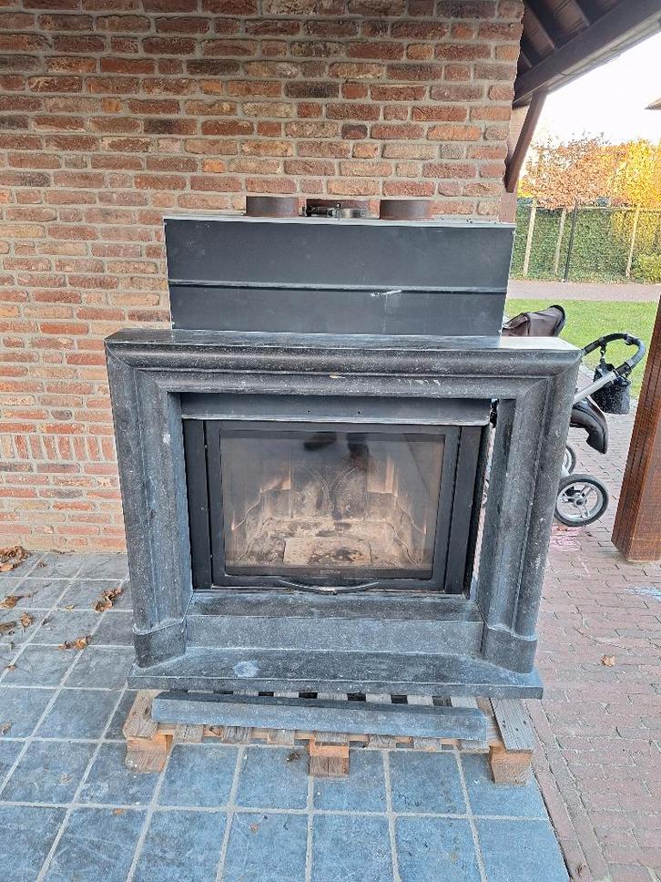 Hout haard, Huis en Inrichting, Haarden, Gebruikt, Houthaard, Ophalen