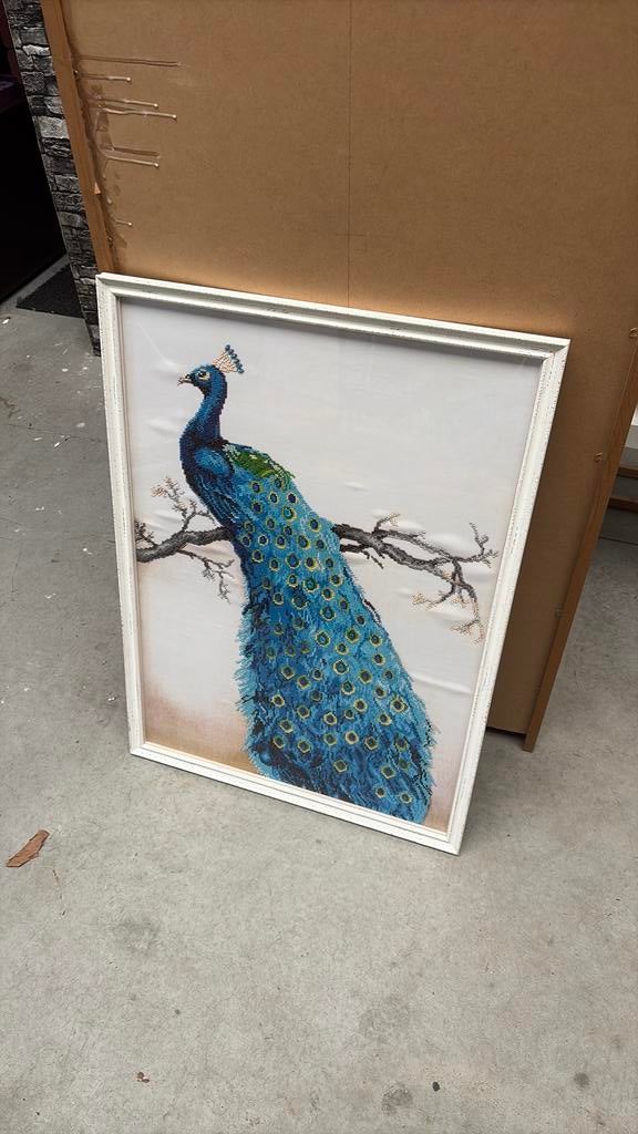 Schilderij kunst glas parels, Enlèvement, Comme neuf, Peinture