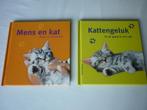 2 Kattenboeken : Mens en Kat + Kattengeluk - Anne Warrlich, Boeken, Dieren en Huisdieren, Nieuw, Ophalen of Verzenden, Katten