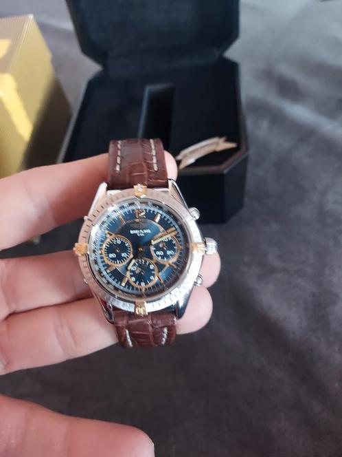 Montre Breitling a vendre, Bijoux, Sacs & Beauté, Montres | Hommes, Comme neuf, Montre-bracelet, Breitling, Or, Cuir, Enlèvement ou Envoi