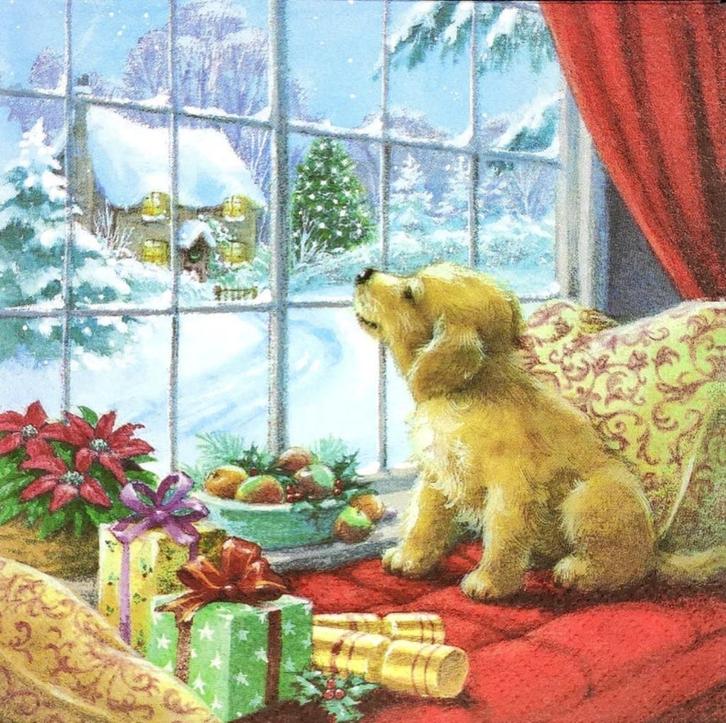 4 serviettes en papier motif 30 idéal pour artisanat, Hobby en Vrije tijd, Knutselen, Nieuw, Ophalen of Verzenden