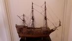 Antiek modelbouw schip in hout, Hobby en Vrije tijd, Ophalen