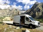 4x4 Ford Transit campervan L4H3, Auto's, Stof, Euro 6, Wit, Overige kleuren